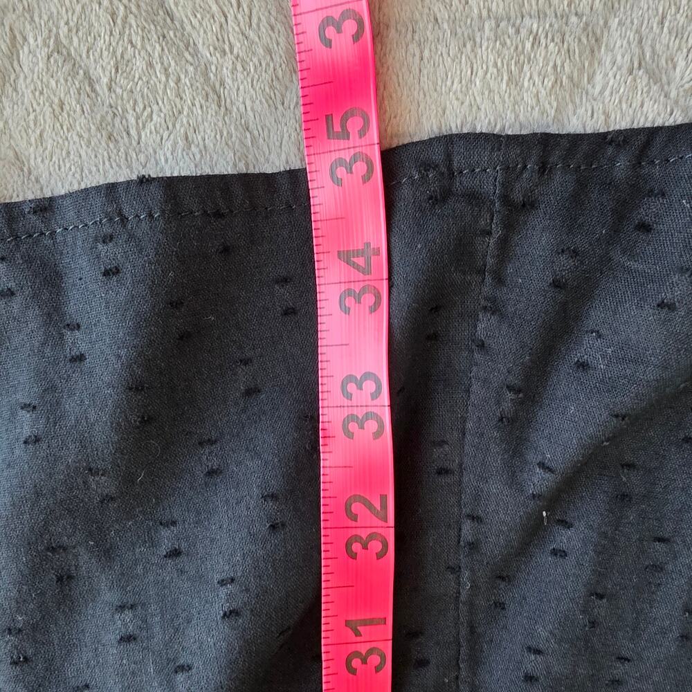 Old Navy Sleeveless Tiered Dobby Swing black cami dress sz L - Picture 8 of 8